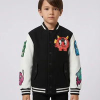 Giubbotto Philipp Plein | Modello Bomber in Pelle | Nero Philipp Plein