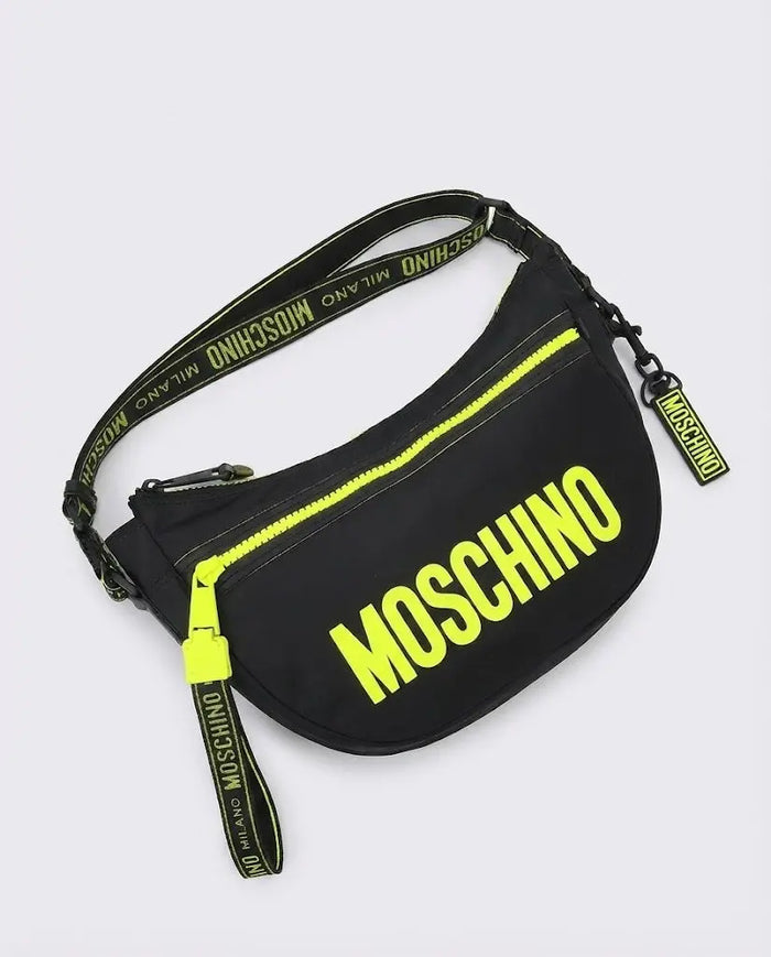 Marsupio Moschino Uomo | Modello Uomo con Logo | Nero Moschino