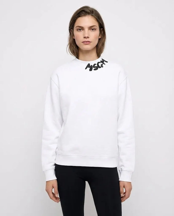 FELPA MSGM LOGO NECK MSGM