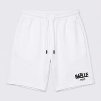 Pantaloncini Gaelle | Modello Bermuda | Logo Brillantini | Bianco | Outlet Gaelle Paris