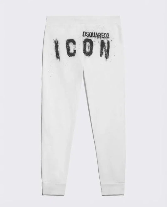 Pantaloni Dsquared2 Icon | Modello Unisex | Bianco Dsquared2