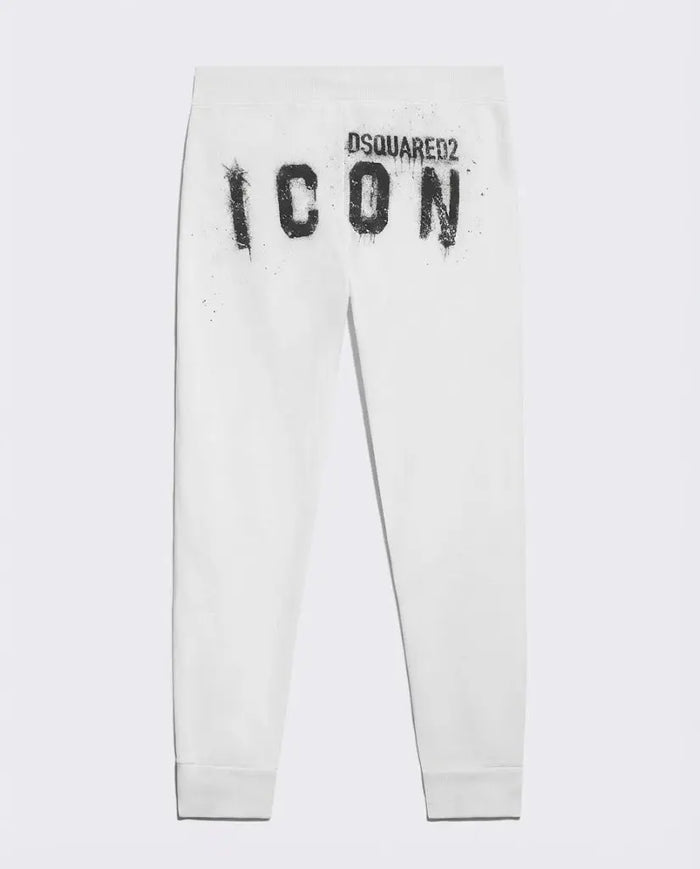 Pantaloni Dsquared2 Icon | Modello Unisex | Bianco Dsquared2
