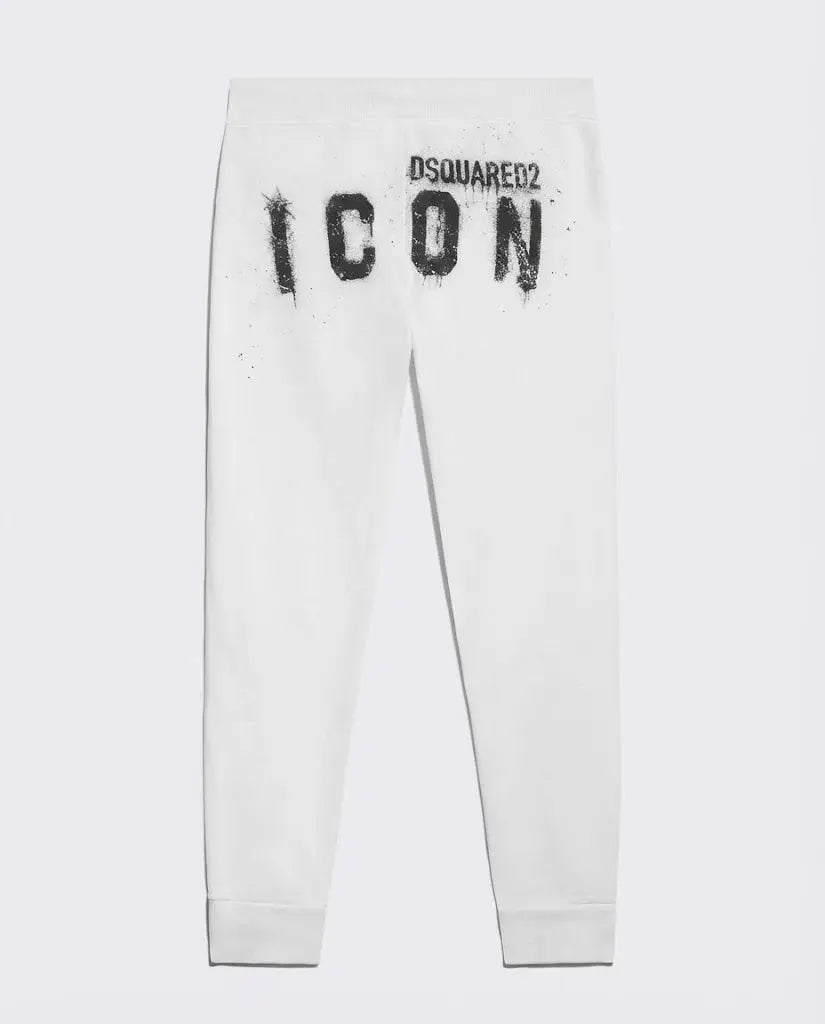 Pantaloni Dsquared2 Icon | Modello Unisex | Bianco Dsquared2
