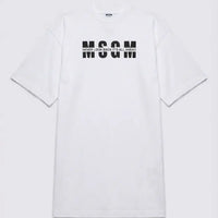 Abito Msgm Donna | Logo Msgm Frontale | Bianco | Outlet MSGM
