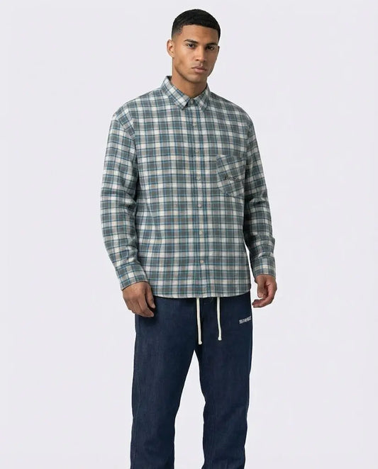 Camicia Uomo Diego Rodriguez | Modello Oversize | Fantasia Quadri Diego Rodriguez