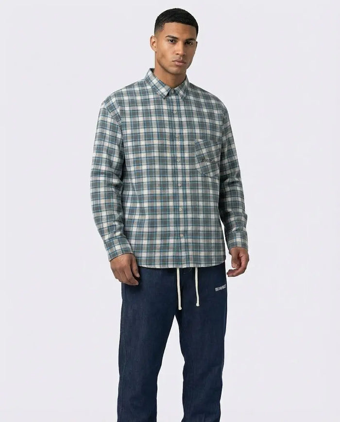 Camicia Uomo Diego Rodriguez | Modello Oversize | Fantasia Quadri Diego Rodriguez