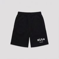Pantaloncini Msgm | Modello Unisex | Logo | Nero | Outlet MSGM