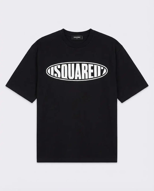 T Shirt Dsquared2 | Logo Cerchio | Nero Dsquared2