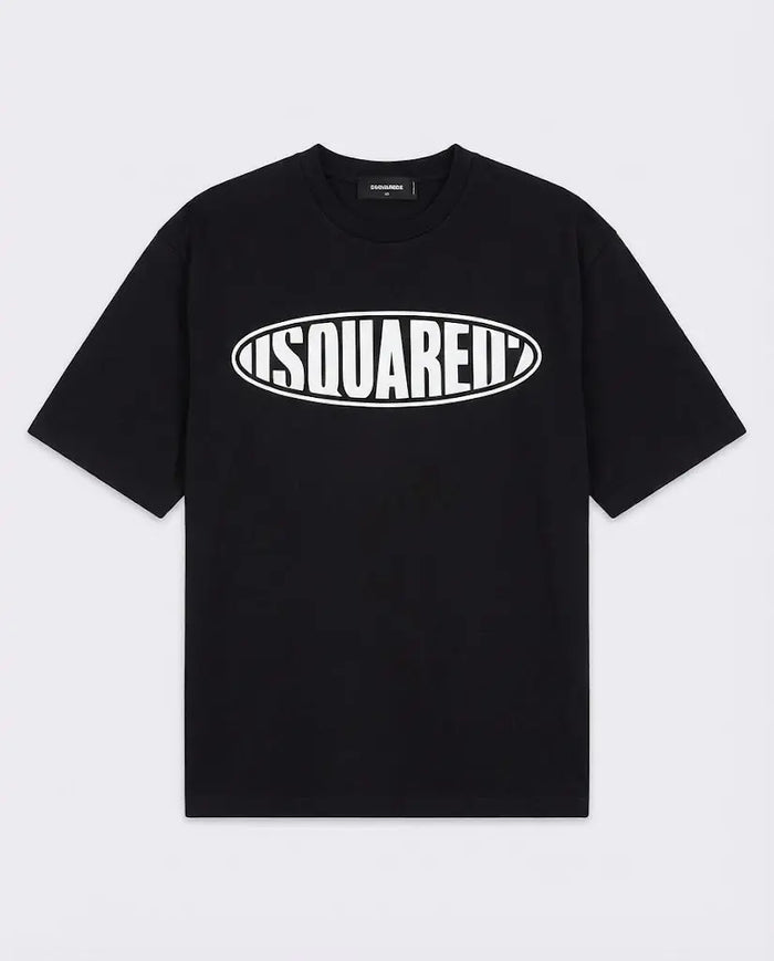 T Shirt Dsquared2 | Logo Cerchio | Nero Dsquared2