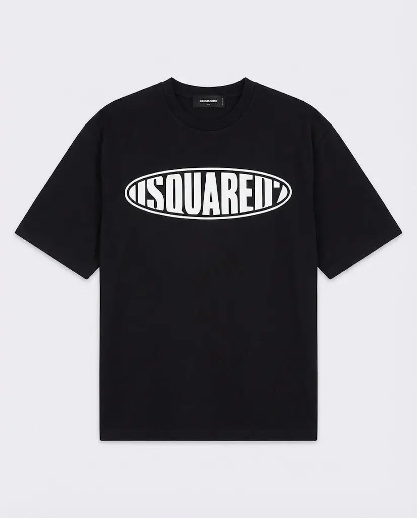 T Shirt Dsquared2 | Logo Cerchio | Nero Dsquared2