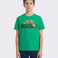 T Shirt Moschino Kids | Unisex | Logo Orsetti Toy | Verde Moschino Kids