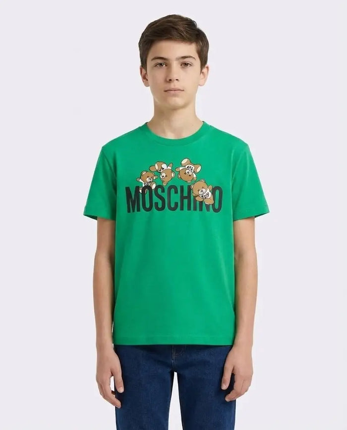 T Shirt Moschino Kids | Unisex | Logo Orsetti Toy | Verde Moschino Kids