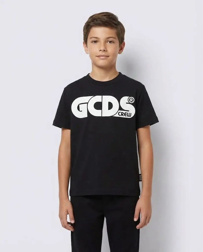T-SHIRT GCDS UNISEX NERO/BIANCO GCDS