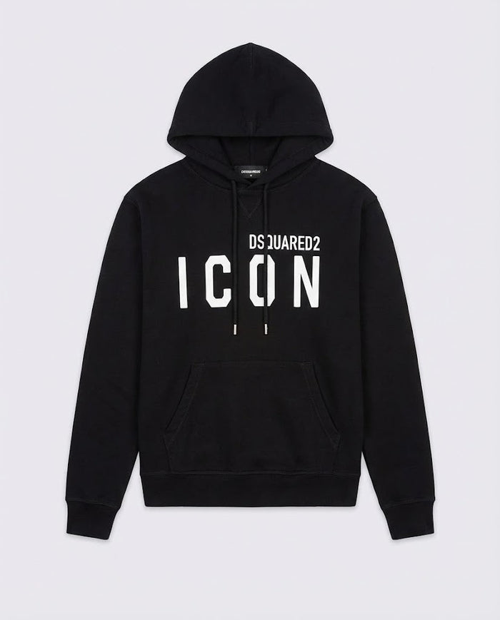 Felpa Dsquared2 Icon | Cappuccio | Nero Dsquared2