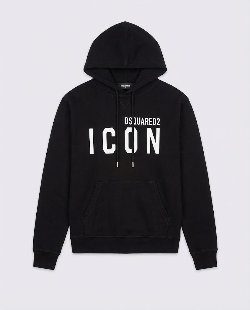 Felpa Dsquared2 Icon | Cappuccio | Nero Dsquared2