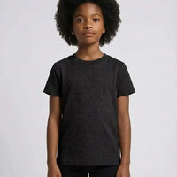 T Shirt Moschino Kids | Donna | Logo Tono su Tono | Nero Moschino Kids