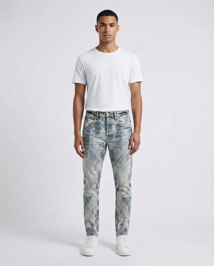 Jeans Purple Brand Uomo | Modello Over | Effetto Slavato Purple