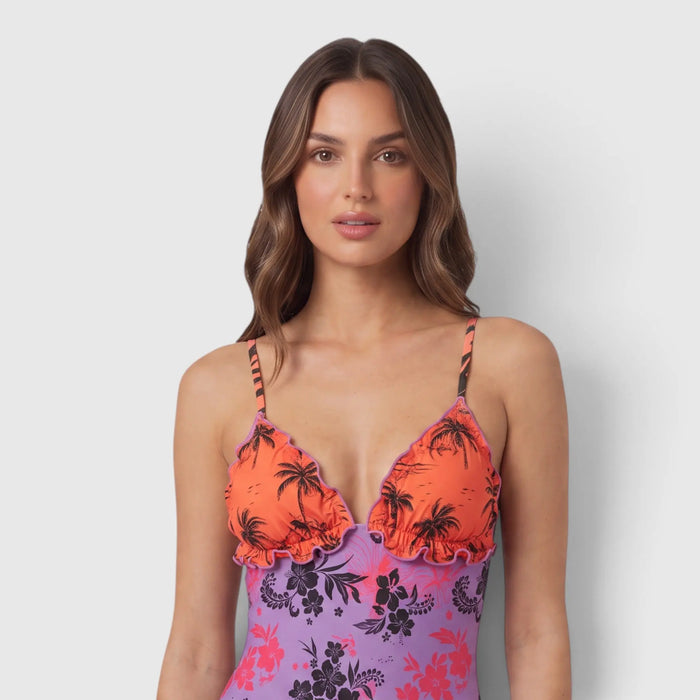 Costume Effek Donna | Modello Intero | Motivo Palme | Costumi F**K | Outlet Effek