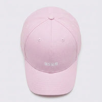 Cappello Msgm con Logo Ricamo | Colore Rosa | Accessori Outlet MSGM