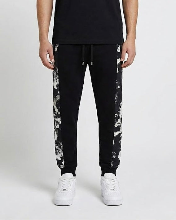 Pantalone Versace Jeans Couture Uomo | Banda Barocco | Nero Versace Jeans