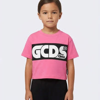 T-SHIRT CROP FLUO GCDS GCDS