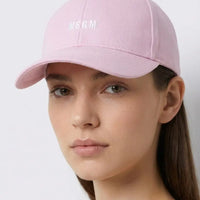 Cappello Msgm con Logo Ricamo | Colore Rosa | Accessori Outlet MSGM