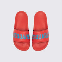 Ciabatte Dsquared2 | Logo | Rosso | Accessori Dsquared2