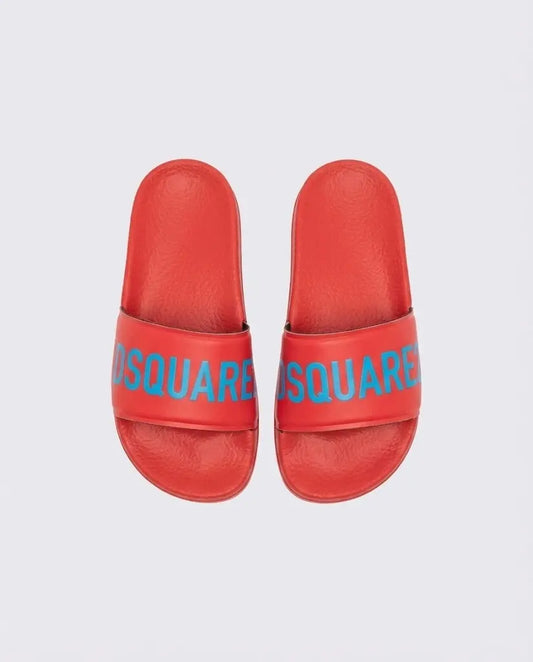 Ciabatte Dsquared2 | Logo | Rosso | Accessori Dsquared2