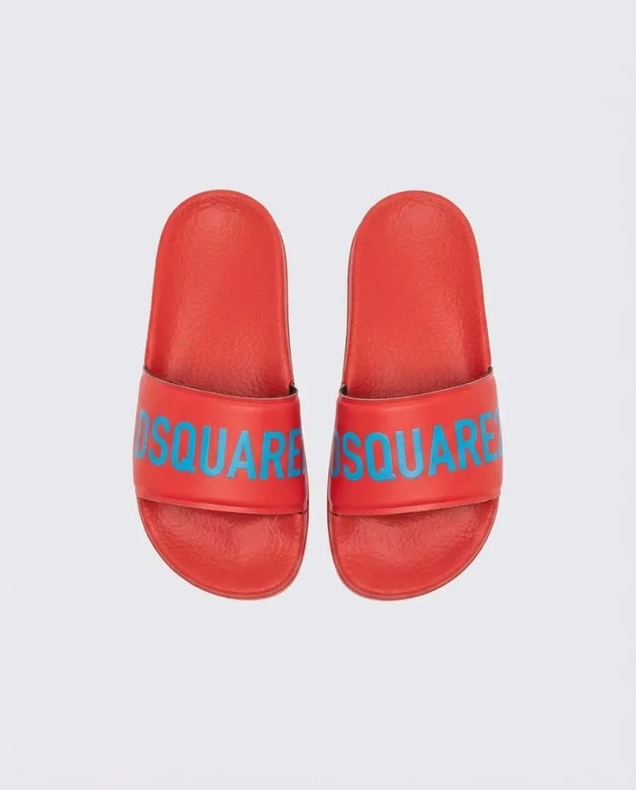 Ciabatte Dsquared2 | Logo | Rosso | Accessori Dsquared2