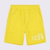 Pantaloncini Dsquared2 | Bermuda Unisex | Logo Icon | Giallo Dsquared2