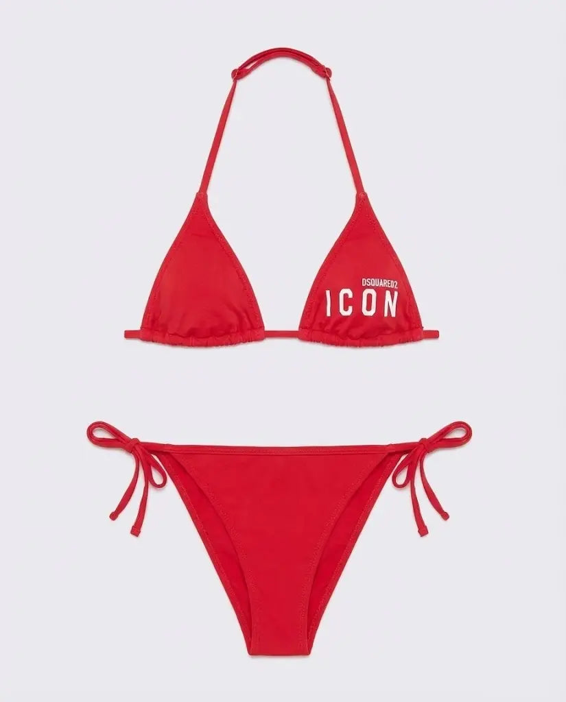 Costume Dsquared2 Icon | Modello Bikini | Rosso Dsquared2