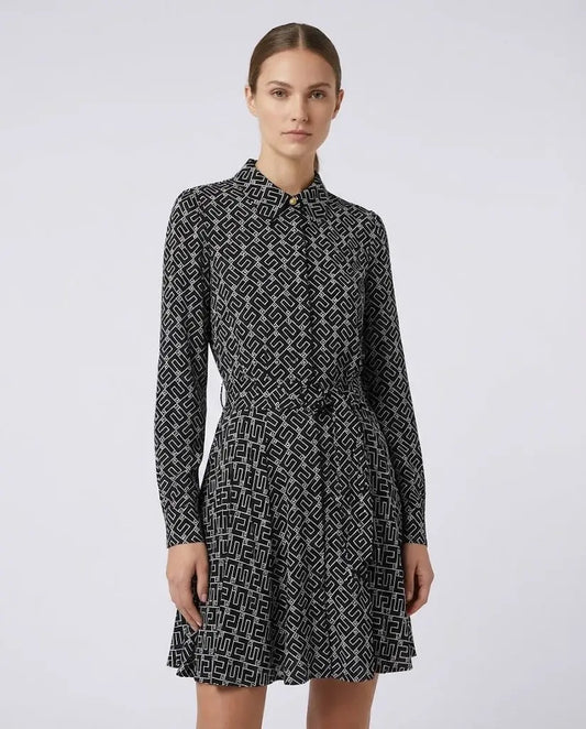 Abito Elisabetta Franchi | Donna e Bambina | Nero | Outlet Elisabetta Franchi