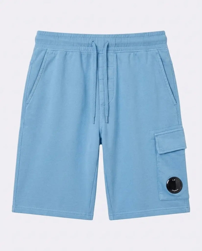 Pantaloncini CP Company | Modello Cargo | Celeste | Outlet CP Company