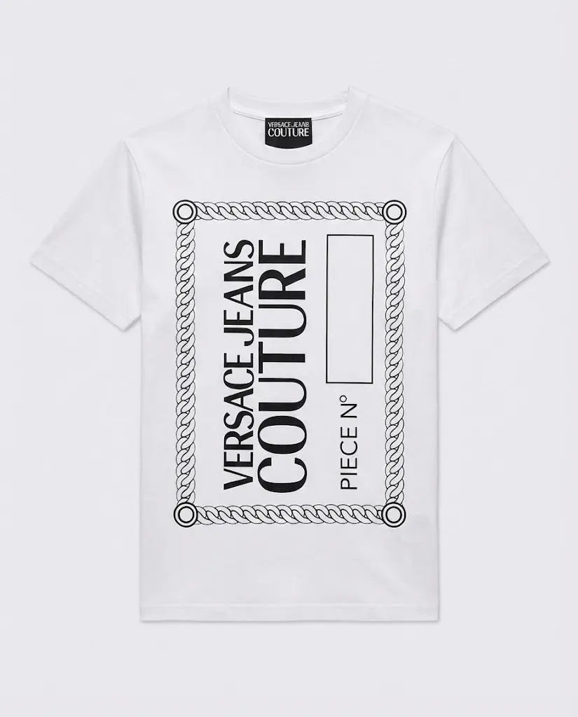 T Shirt Versace Jeans Couture Uomo | Oversize | Bianco Versace Jeans