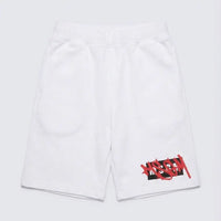 Pantaloncini Msgm | Modello Unisex | Logo Graffiti | Bianco | Outlet MSGM