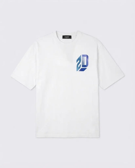 T Shirt Dsquared2 | Logo D2 | Bianco Dsquared2