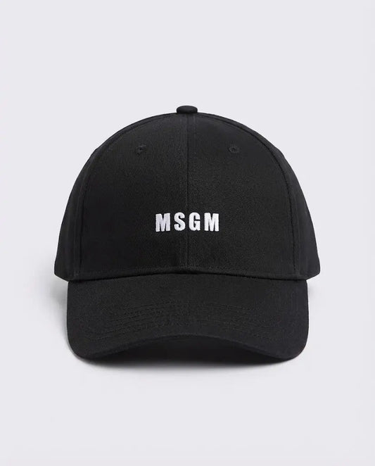 Cappello Msgm con Logo Ricamo | Colore Nero | Accessori MSGM
