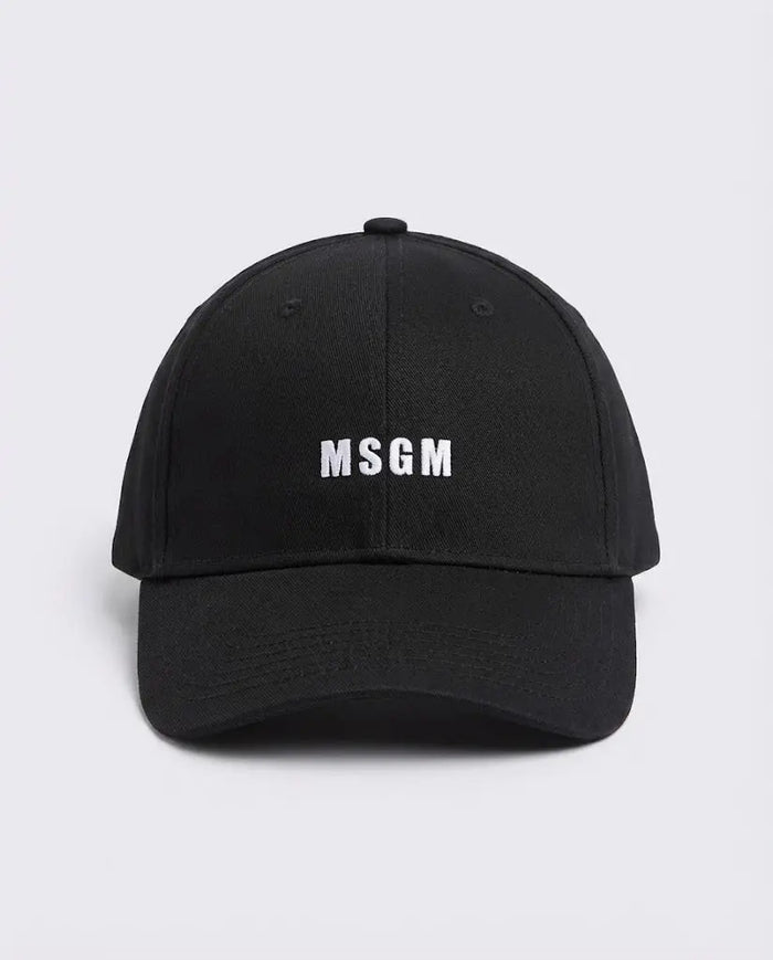 Cappello Msgm con Logo Ricamo | Colore Nero | Accessori MSGM