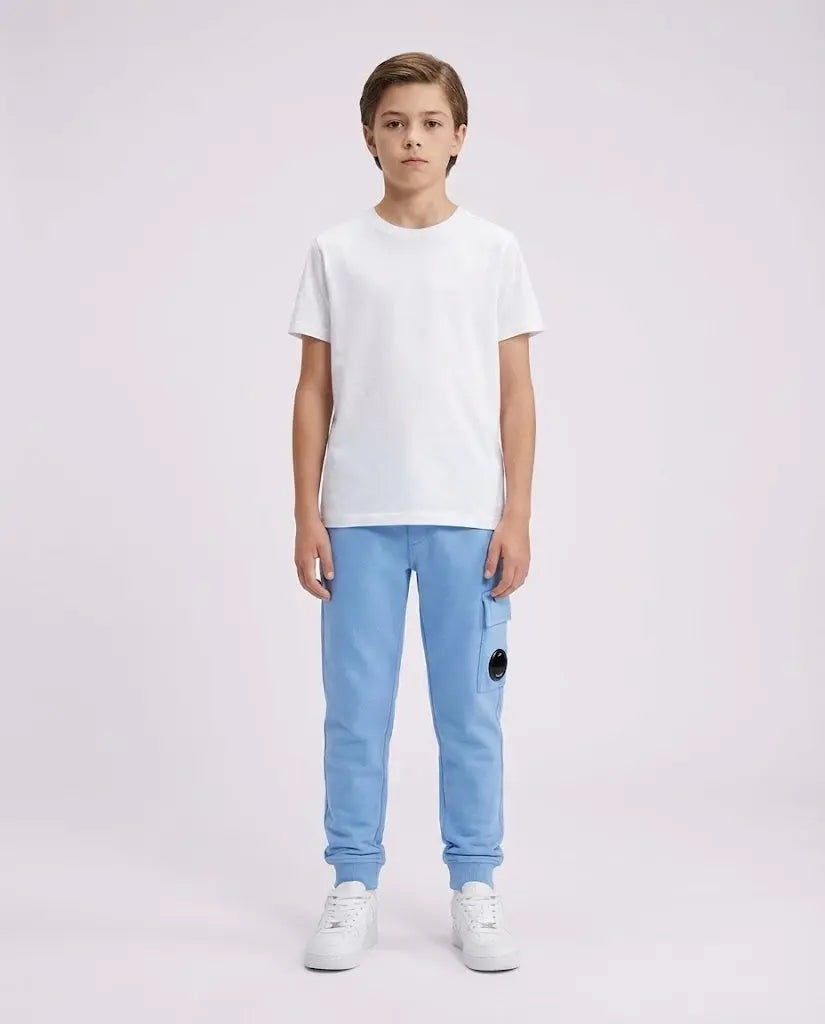 Pantaloni CP Company | Modello Cargo | Celeste | Outlet CP Company