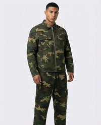 Completo Diego Rodriguez Uomo | Giacca e Pantaloni Cargo | Militare Diego Rodriguez