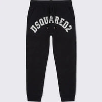 Pantaloni Dsquared2 Donna | Logo College | Oversize | Nero Dsquared2