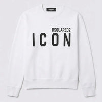 Felpa Bambino Dsquared2 Icon | Unisex | Girocollo con Logo Dsquared2 Bambino