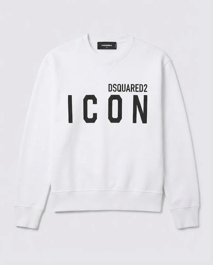 Felpa Bambino Dsquared2 Icon | Unisex | Girocollo con Logo Dsquared2 Bambino