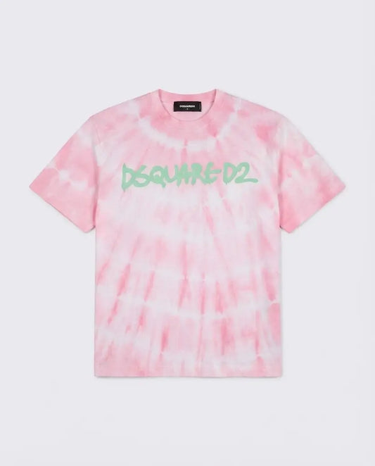 T Shirt Dsquared2 | Oversize | Tie Dye | Rosa Dsquared2