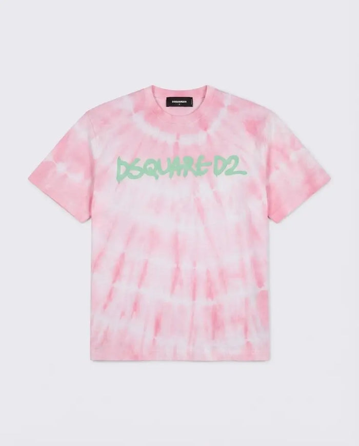 T Shirt Dsquared2 | Oversize | Tie Dye | Rosa Dsquared2