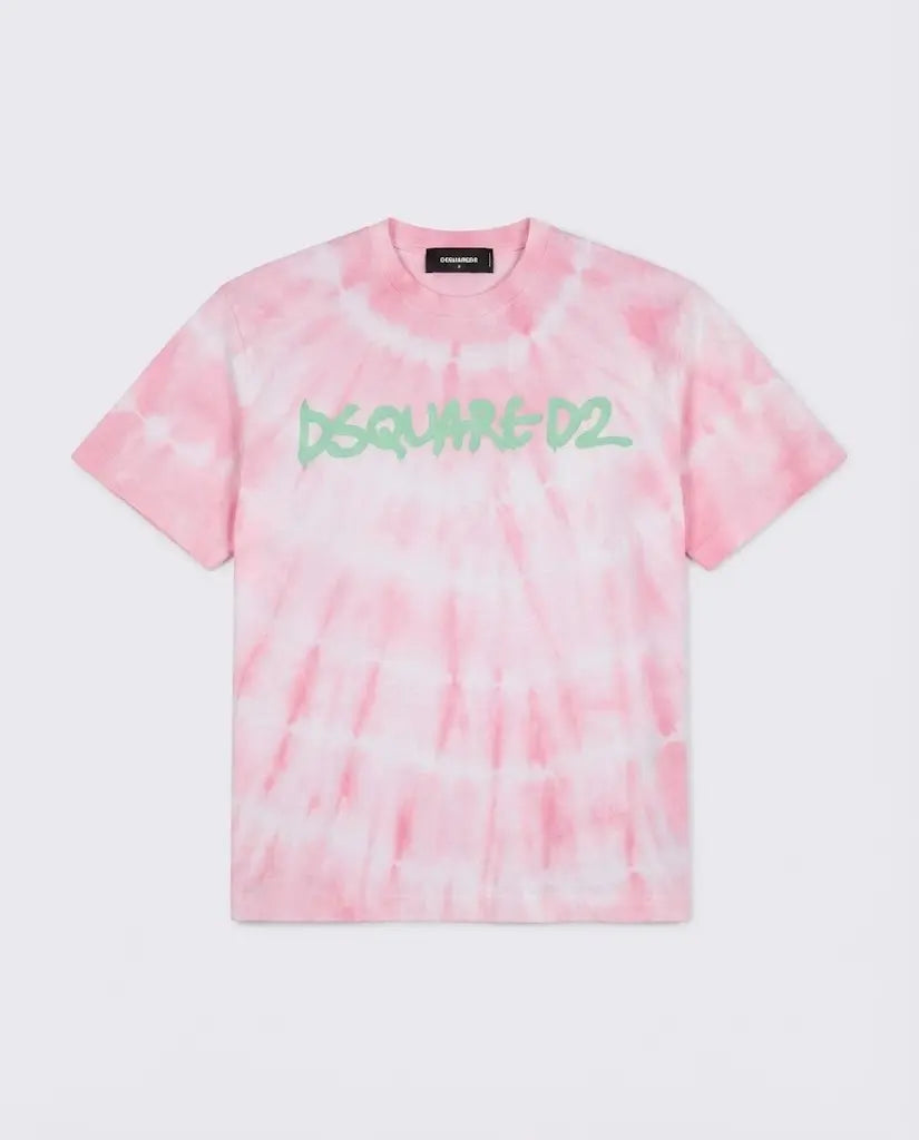 T Shirt Dsquared2 | Oversize | Tie Dye | Rosa Dsquared2