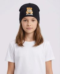Cappello Moschino Kids | Unisex | Logo Orsetto Toy | Nero Moschino Kids