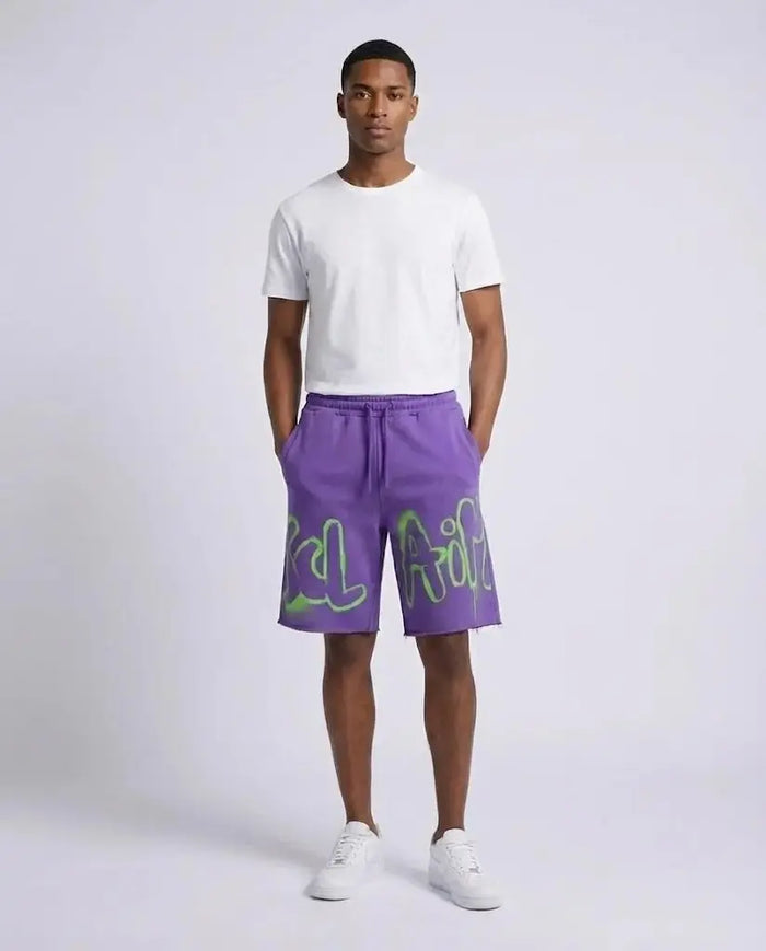 Pantaloncini Disclaimer Uomo | Logo | Viola Disclaimer