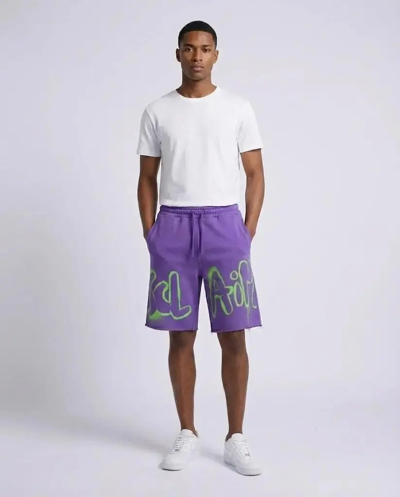 Pantaloncini Disclaimer Uomo | Logo | Viola Disclaimer