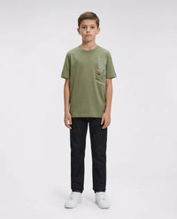 T Shirt CP Company | Tasca e Logo | Verde | Outlet CP Company